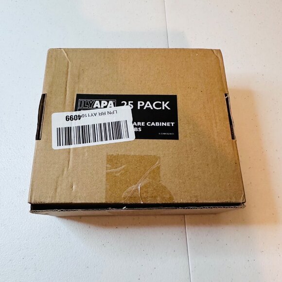 Qty 21 Pack Black Square Cabinet Knobs Dresser Knobs Cupboard Knobs - Picture 5 of 9